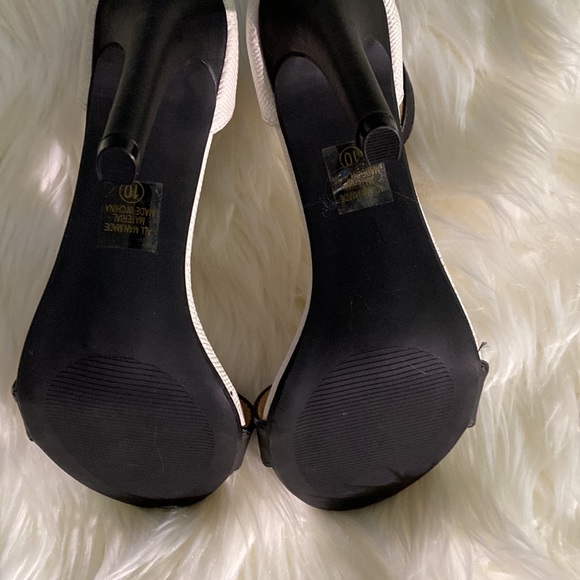 HEELED DRESS SANDALS WITH ANKlE STRAPS SIZE 10 NWOT - Picture 3 of 8